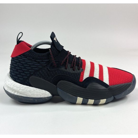 Adidas Trae Young 2 Chinese New Year Mens Red Black Shoes Sneakers IF2163 - Picture 1 of 10